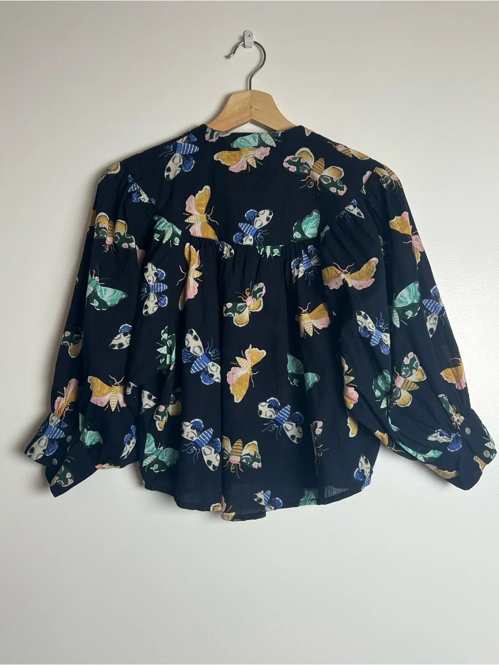 Maeve X Sarah Gordon butterfly print blouse